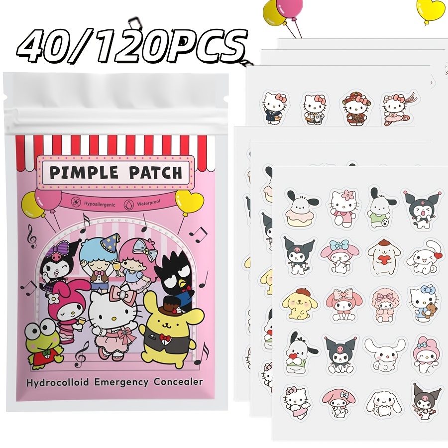 Skincare You - 40/120개입 헬로키티 여드름 패치, 하이드로겔 여드름