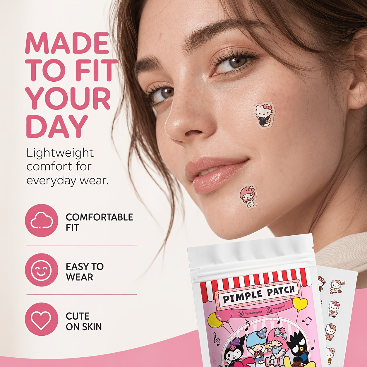 40/120개입 헬로키티 여드름 패치, 하이드로겔 여드 - Skincare You 리뷰 및 가격