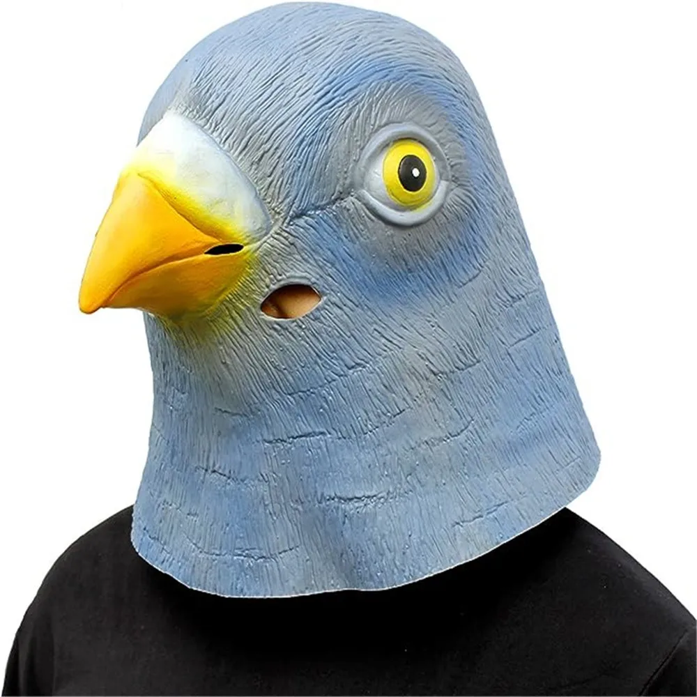 비둘기 마스크 라텍스 새 헤드기어, 할로윈 멋진 원피스 - Skincare Pigeon 리뷰 및 가격