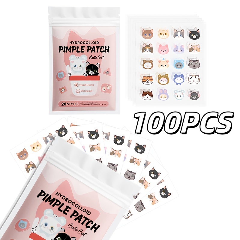 귀여운 고양이 여드름 패치 100개, 방수 및 땀 방지 - Skincare You 리뷰 및 가격