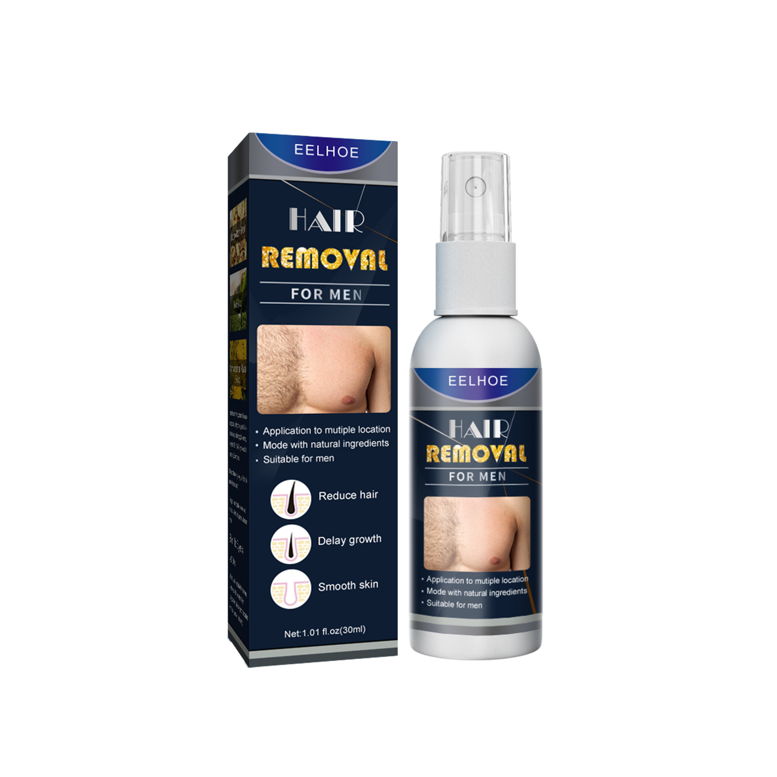 EELHOE 무통 제모 스프레이, 모발 성장 억제제,  - Skincare Herbal 리뷰 및 가격